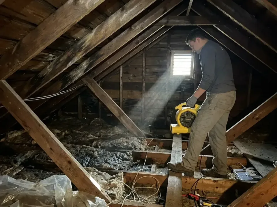 attic-water-damage-drying-proc-007 — frequently asked questions, Emergency Water Extraction & 24/7 Flood Response in Waukon,…